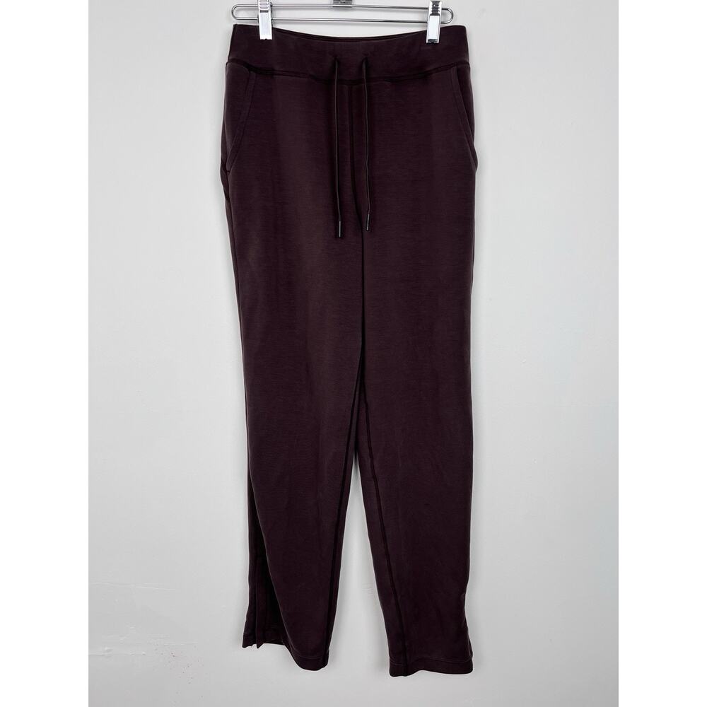Women’s BYLT Basics Split Hem Joggers Size Small Maroon Red Sweatpants